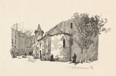 San Giuliano il Povero, Vista esterna da Auguste Louis Lepère