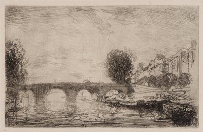 Tramonto a Pont Marie, 1890 da Auguste Louis Lepère