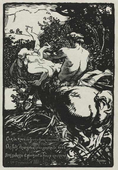 Il centauro da Auguste Louis Lepère