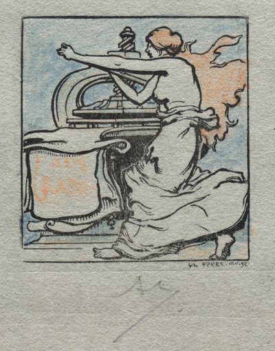 Il tipografo da Auguste Louis Lepère