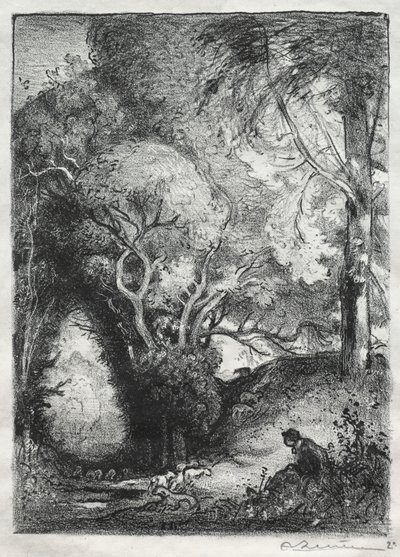 Il burrone a giugno da Auguste Louis Lepère