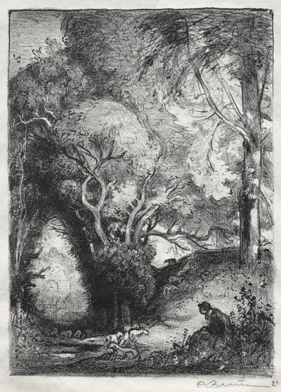 Il burrone a giugno da Auguste Louis Lepère