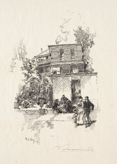 Una Guinguette da Auguste Louis Lepère
