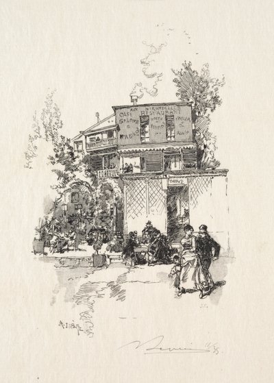 Una Guinguette da Auguste Louis Lepère