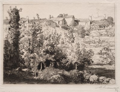 Villaggio di Meule da Auguste Louis Lepère