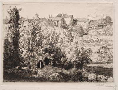 Villaggio di Meule, 1907 da Auguste Louis Lepère