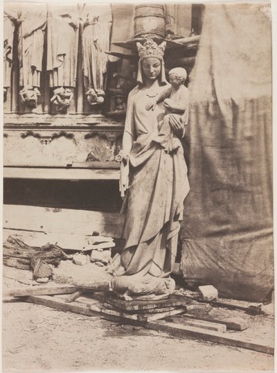 Statua della Vergine, Notre Dame de Paris da Auguste Mestral