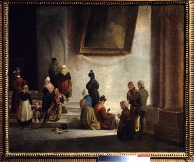 Elemosina alla chiesa da Auguste Migette