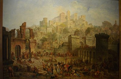 Massacro degli ebrei a Metz durante la Prima Crociata da Auguste Migette