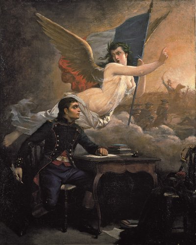 Rouget de Lisle che compone la Marsigliese da Auguste Pinelli