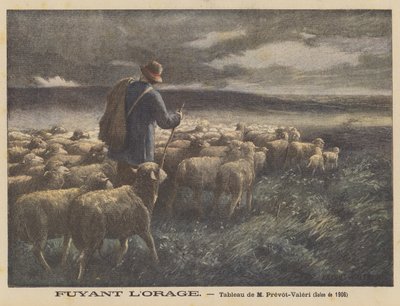 Fuga dalla tempesta da Auguste Prévot Valeri