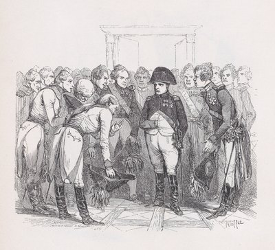 Il Dio delle brave persone da Le opere complete di Béranger, 1836. Creatori: Auguste Raffet, Lacoste, Eugène Guillaumot da Auguste Raffet, Lacoste, Eugène Guillaumot