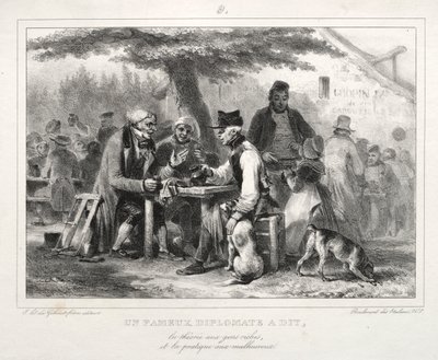 Album per il 1832: Un famoso diplomatico ha detto... da Auguste Raffet