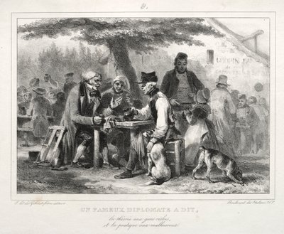 Album per il 1832: Un famoso diplomatico ha detto... da Auguste Raffet