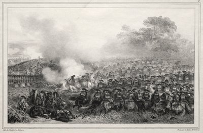 Album per il 1835: Carré enfoncé... da Auguste Raffet