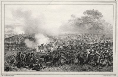 Album per il 1835: Carré enfoncé..., 1835 da Auguste Raffet