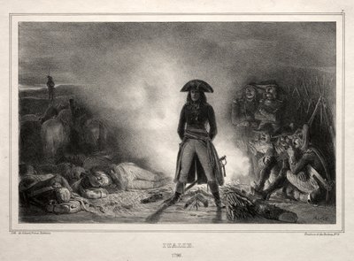 Album per il 1836: Italia, 1796, Napoleone Bonaparte da Auguste Raffet