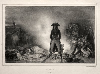 Album per il 1836: Italia, 1796, Napoleone Bonaparte, 1836 da Auguste Raffet