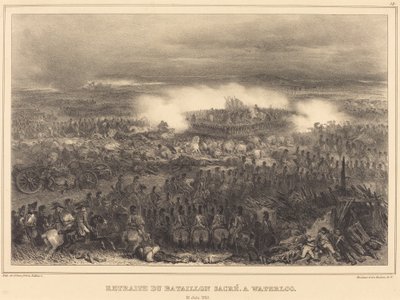 Ritirata a Waterloo da Auguste Raffet