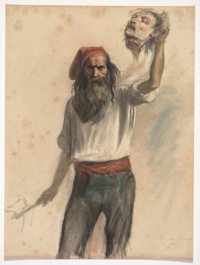Un Borreau Un boia, c. 1848 da Auguste Raffet