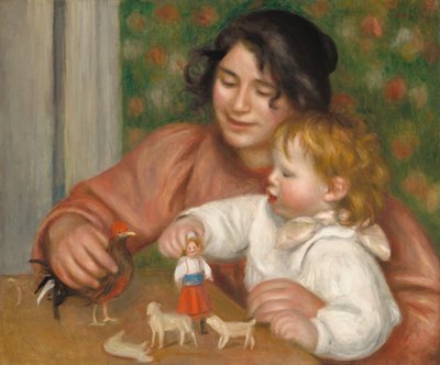 Bambino con giocattoli - Gabrielle e il figlio dell