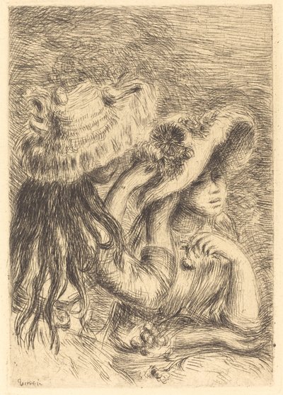La spilla del cappello da Auguste Renoir