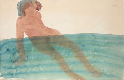 Donna che fa il bagno da Auguste Rodin
