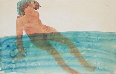 Donna che fa il bagno da Auguste Rodin