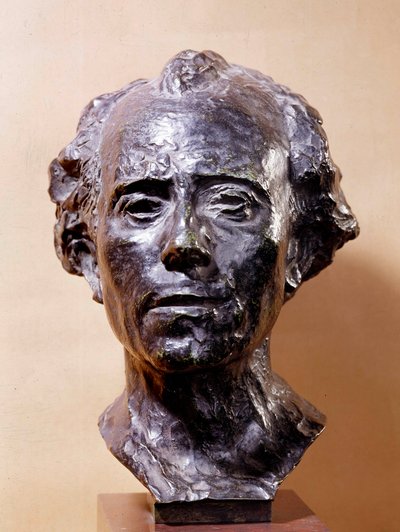 Busto di Gustav Mahler (1860-1911) compositore da Auguste Rodin