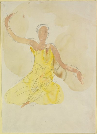 Tänzerin des Königlichen Kambodschanischen Balletts da Auguste Rodin