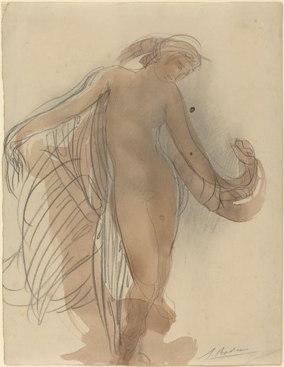 Figura rivolta in avanti da Auguste Rodin