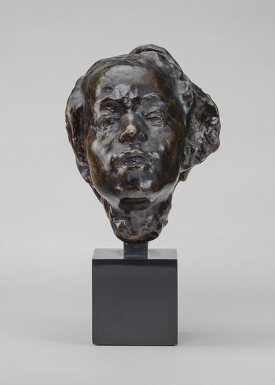 Testa di Hanako Ohta Hisa, modello c. 1908, fusione 1965 da Auguste Rodin