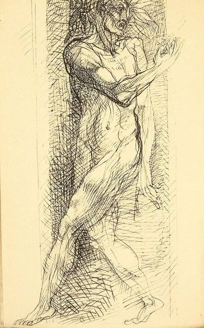 Illustrazione per Les Fleurs du Mal di Charles Baudelaire da Auguste Rodin