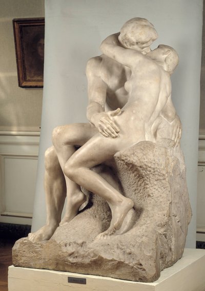 Il bacio Scultura in marmo di Auguste Rodin (1840-1917) da Auguste Rodin