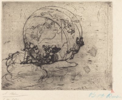 Les Amours Conduisant le Monde, 1881 da Auguste Rodin