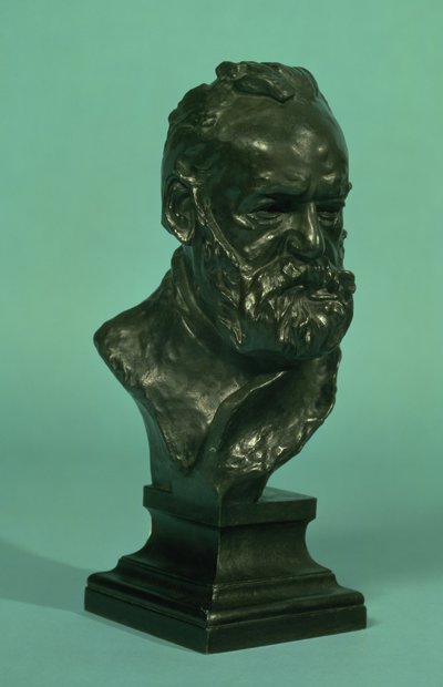 Testa ritratto di Victor Hugo (1802-85) da Auguste Rodin