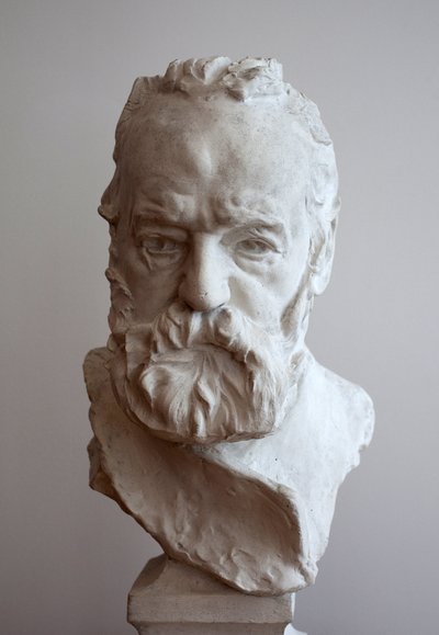 Ritratto in busto di Victor Hugo (1802-1885). Gesso di Auguste Rodin (1840-1917) da Auguste Rodin