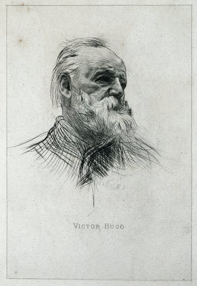 Ritratto dello scrittore Victor Hugo da Auguste Rodin