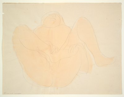 Nudo femminile reclinato da Auguste Rodin