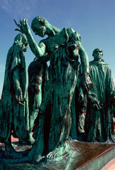 Statua dei borghesi di Calais da Auguste Rodin