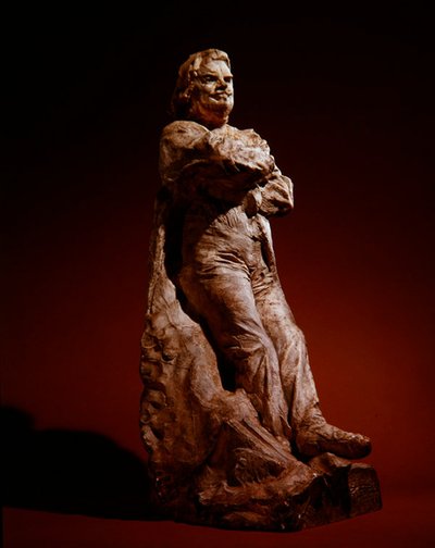 Studio di Balzac in redingote, 1892-95 da Auguste Rodin
