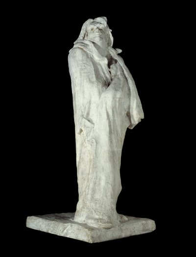 Lo scrittore francese Honoré de Balzac (1799-1850). Scultura in gesso di Auguste Rodin (1840-1917) 1898. Parigi, Museo d