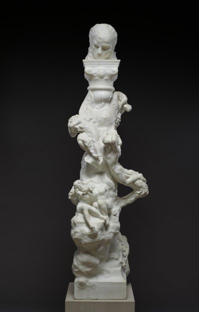 Il Poeta e la Vita Contemplativa: La Colonna Fenaille, 1896 da Auguste Rodin
