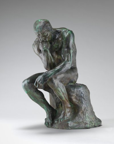 Il Pensatore, modello 1880, fusione 1901 da Auguste Rodin