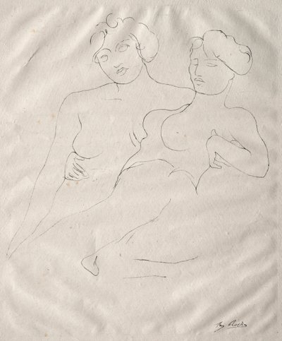 Due figure da Auguste Rodin