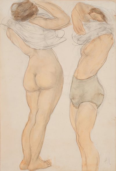 Due figure da Auguste Rodin
