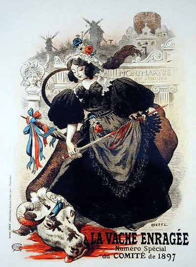 Riproduzione di un poster pubblicitario 