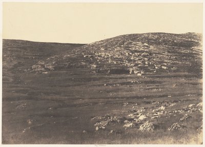 Gerusalemme. Tomba ebraica a tre miglia a nord-nord-ovest di Gerusalemme da Auguste Salzmann
