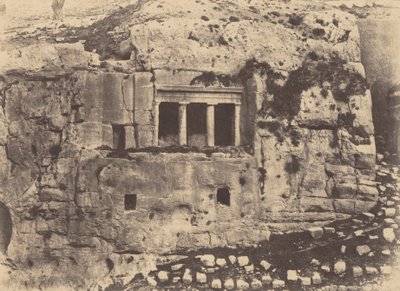 Gerusalemme. Valle di Giosafat. Tomba di San Giacomo da Auguste Salzmann