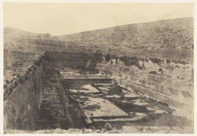 Gerusalemme. I bacini di Salomone. Dettagli da Auguste Salzmann